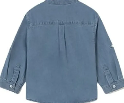 Mayoral baby stretch denim overhemd