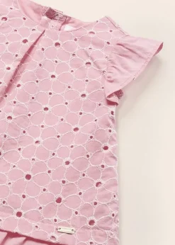 Mayoral broderie baby jurkje