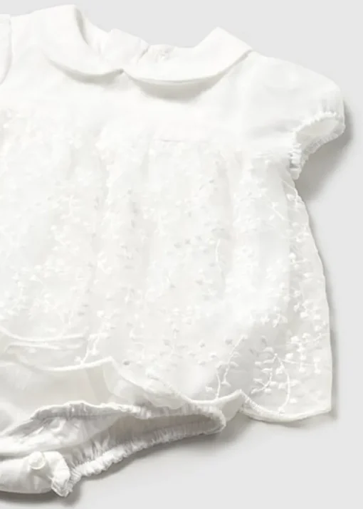 Mayoral broderie romper jurkje