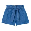 Mayoral denim short met strikcentuur