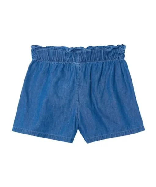 Mayoral denim short met strikcentuur