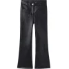 Mayoral leather look flared broek