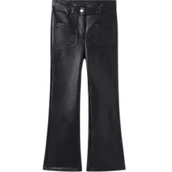 Mayoral leather look flared broek