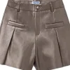 Mayoral leather look short