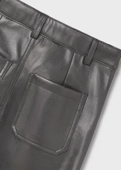 Mayoral leather look wide leg