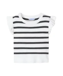 Mayoral rib gebreide gestreepte top