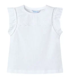 Mayoral T-shirt met broderie detail