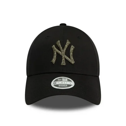 New York Yankees zwarte pet glitter logo