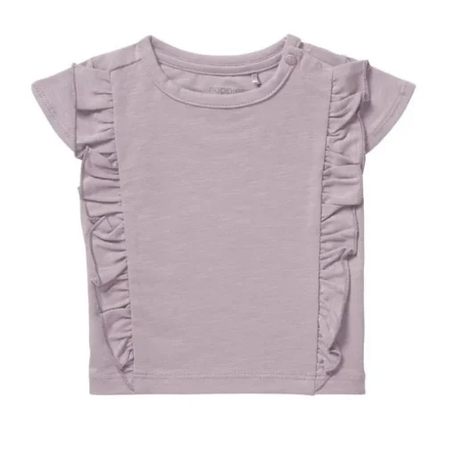 Noppies ruffle T-shirt lila