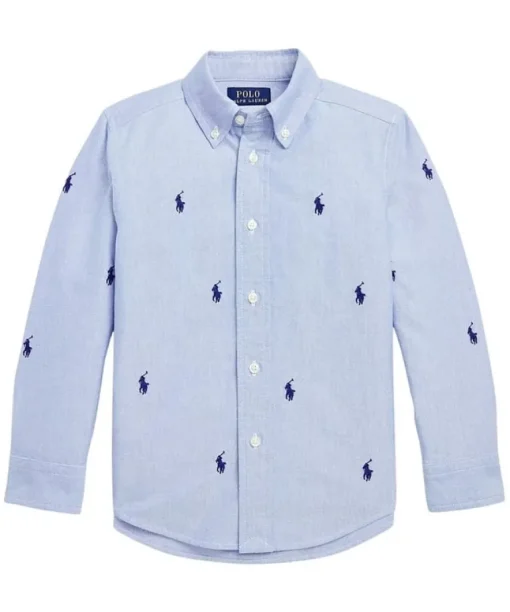 Ralph Lauren all-over polo logo overhemd