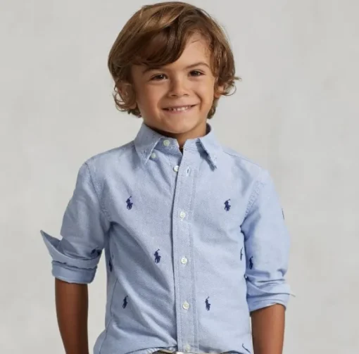 Ralph Lauren all-over polo logo overhemd