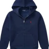 Ralph Lauren basis capuchon vest – donkerblauw