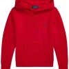 Ralph Lauren basis logo hoodie – rood