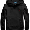 Ralph Lauren basis logo hoodie – zwart