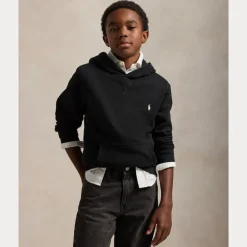 Ralph Lauren basis logo hoodie – zwart