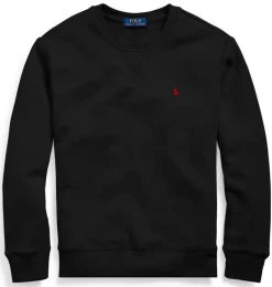 Ralph Lauren basis logo sweater – zwart