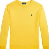 Ralph Lauren basis logo sweater – geel