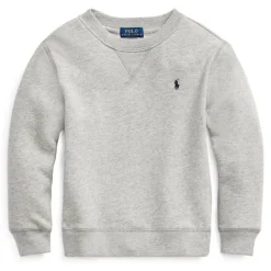 Ralph Lauren basis logo sweater – grijs