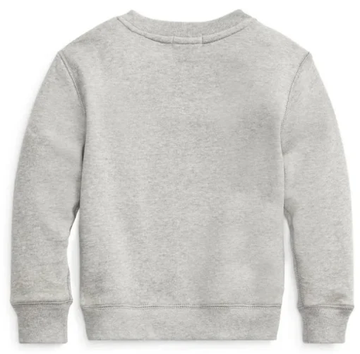 Ralph Lauren basis logo sweater – grijs