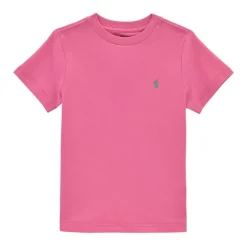 Ralph Lauren basis logo T-shirt – roze