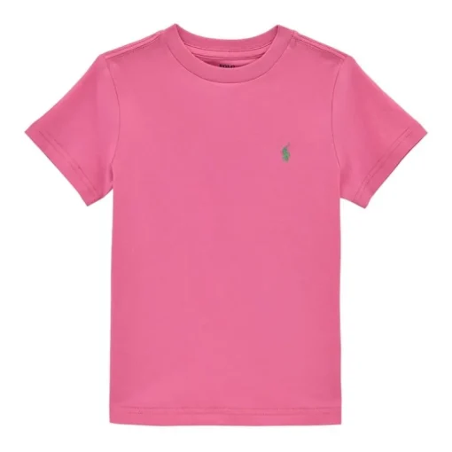 Ralph Lauren basis logo T-shirt – roze