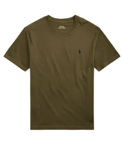 Ralph Lauren basis logo T-shirt – army groen