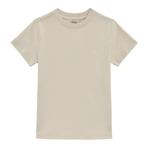 Ralph Lauren basis logo T-shirt – beige