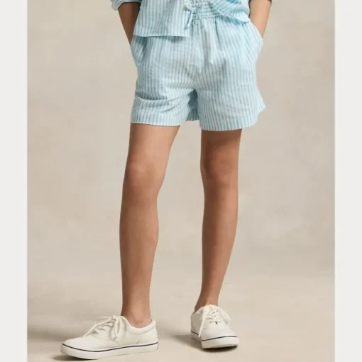 Ralph Lauren gestreepte linnen short