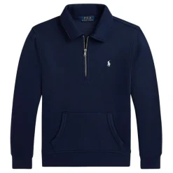 Ralph Lauren half zip sweater – donkerblauw