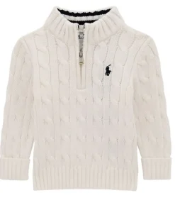 Ralph Lauren half-zip kabeltrui