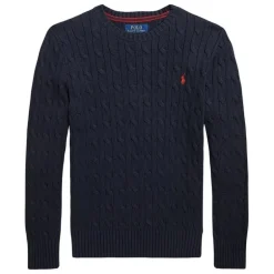 Ralph Lauren kabeltrui navy