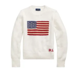Ralph Lauren meisjes gebreide trui vlag