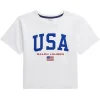 Ralph Lauren meisjes USA boxy t-shirt