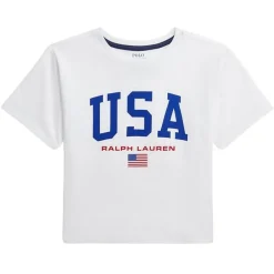 Ralph Lauren meisjes USA boxy t-shirt