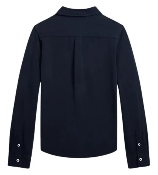 Ralph Lauren piqué overhemd navy