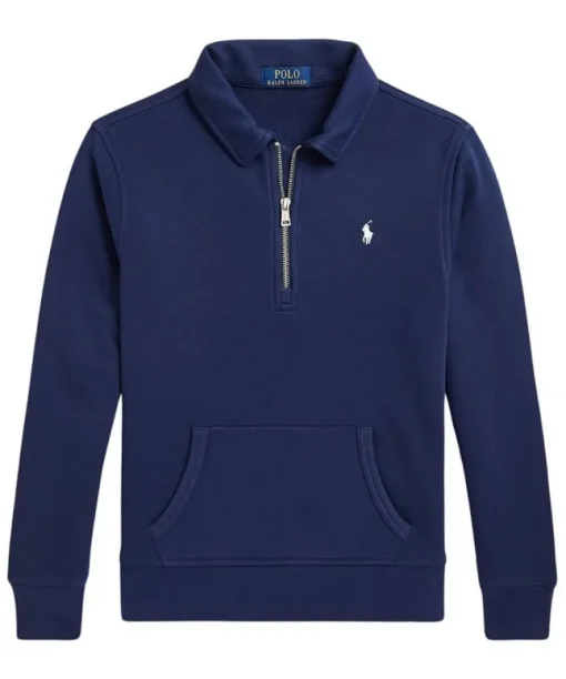 Ralph Lauren polo half zip sweater – donkerblauw