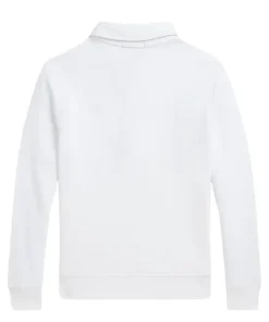 Ralph Lauren polo half zip sweater – wit
