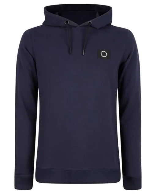 Rellix hoodie badge logo navy