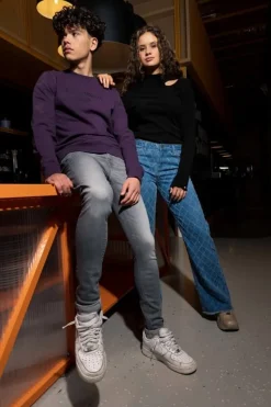 Rellix tapered jeans grijs 2761
