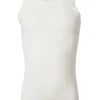 Rosemunde zijde ribtop met kant