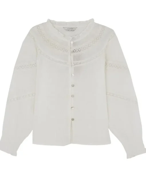 Scalpers ruffle blouse