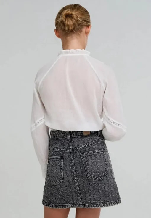 Scalpers ruffle blouse