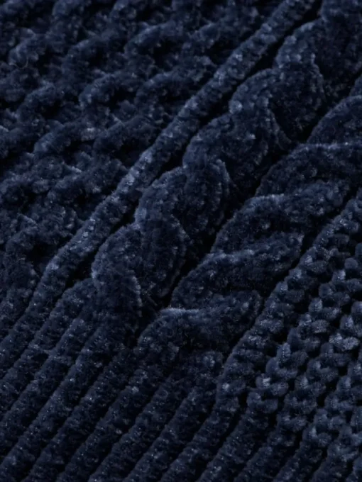 Scotch & Soda chenille gebreide kabel trui