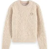 Scotch & Soda gebreide kabel trui