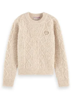 Scotch & Soda gebreide kabel trui