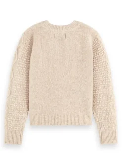 Scotch & Soda gebreide kabel trui