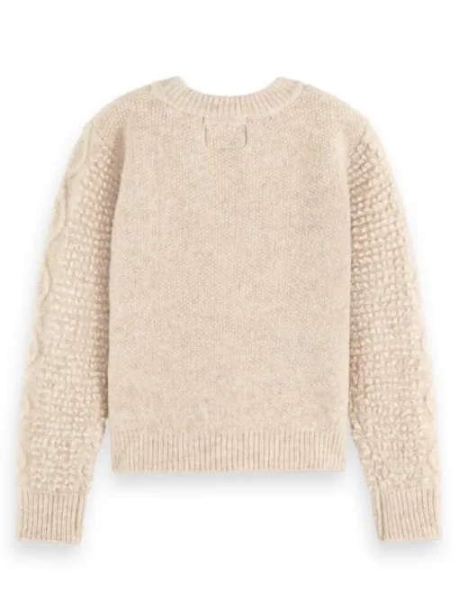 Scotch & Soda gebreide kabel trui