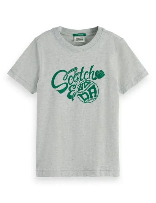 Scotch&Soda baseball artwork T-shirt