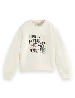 Scotch&Soda flower artwork sweater
