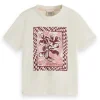 Scotch&Soda flower artwork T-shirt